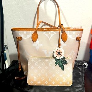 Louis Vuitton Limited edition Neverfull MM by the pool mist